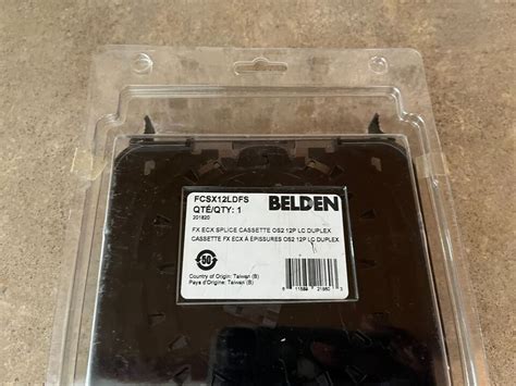 Belden Fcsx Ldfs Fx Ecx Splice Cassette Cc Duplex E Ebay