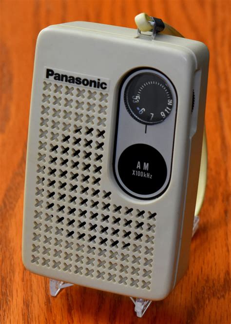 Vintage Panasonic Transistor Radio Model R Am Band Made In Taiwan