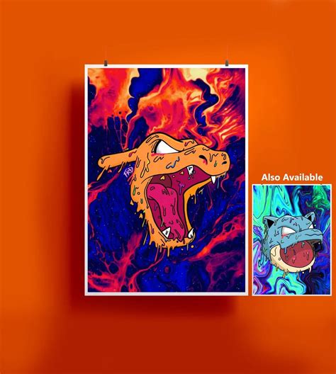 Charizard Charizard Poster Pokemon Art Wall Art Wall - Etsy Canada