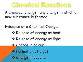 Types of Chemical Reactions | PPT