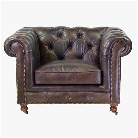 leather chesterfield chair 1