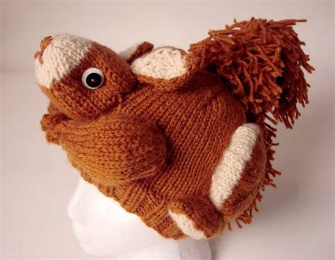 Pattern Knit Squirrel Hat Hat Knitting Patterns Knitted Hats