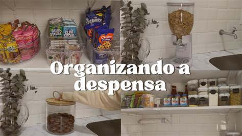 ORGANIZAÇÃO Compra do mês organizando minha despensa YouTube