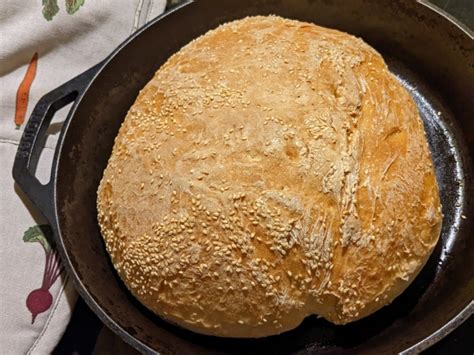 Fast and Easy No Knead Cast Iron Skillet Bread – Little Brown Cookbook