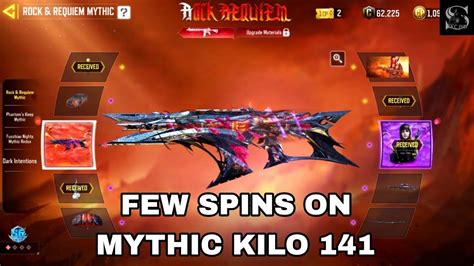 Trying Few Spins On Mythic Kilo 141 Demonsong CODM Rock Requiem