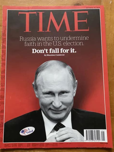 Time Magazine Putin Trump Us Election Dont Fall For It Tinder