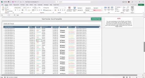 Task Tracker Excel Template, Task List Planner Excel Template, Excel Task Planner, Excel Planner ...