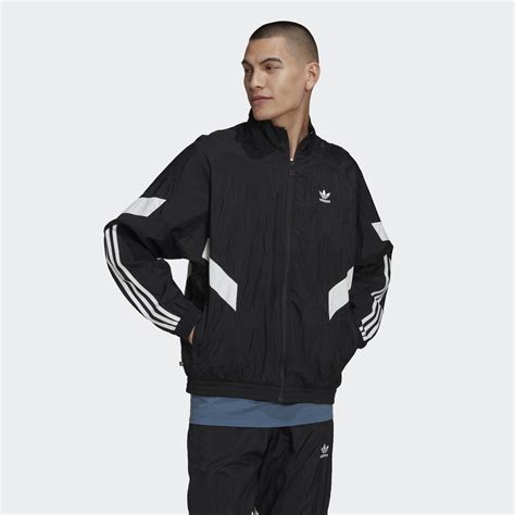 Men S Clothing Adidas Rekive Track Jacket Black Adidas Bahrain