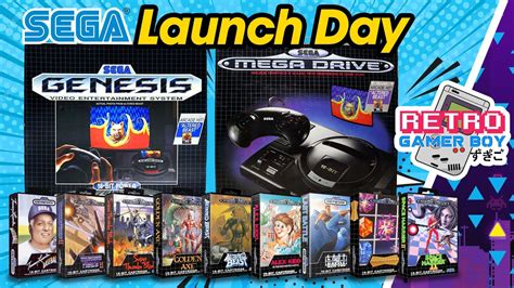 Sega Genesis And Mega Drive Launch Day Games And Hardware Youtube