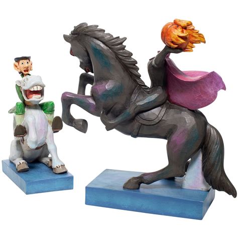 Disney Traditions Headless Horseman and Ichabod Statue by Jim Shore