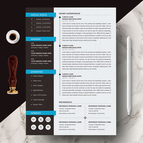 Anderson Resume Cv Template 284444 Templatemonster