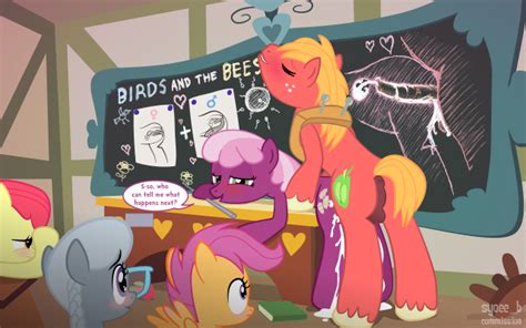 147585 Porn Classroom Scootaloo Impregnation Big Macintosh Silver Spoon