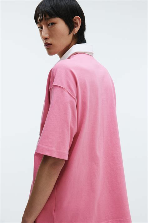 Oversized Fit Polo Shirt