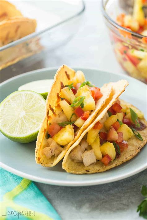 Baked Chicken With Pineapple Salsa