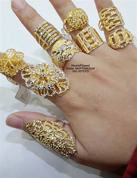 Koleksi Terbaru Model Cincin Emas Karat Ide Perhiasan Cantik