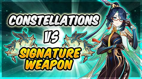 Xianyun Signature Weapon Vs Constellations Genshin Impact Youtube