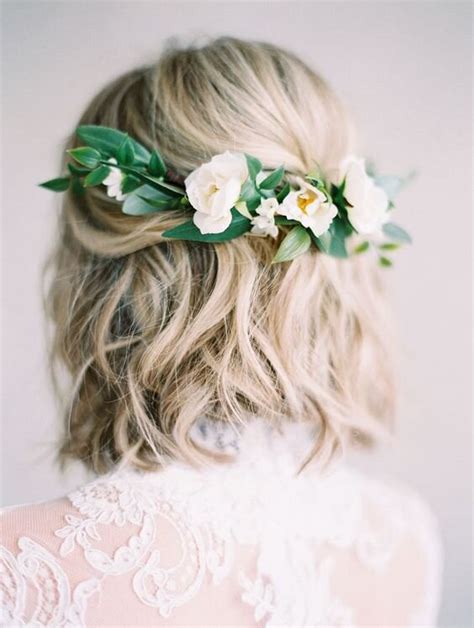 Wedding Flower Crown Short Hair How To Rock The Trend And Look Like A Goddess