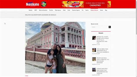 MASKATE NEWS EDIÇÃO DA MANHÃ YouTube