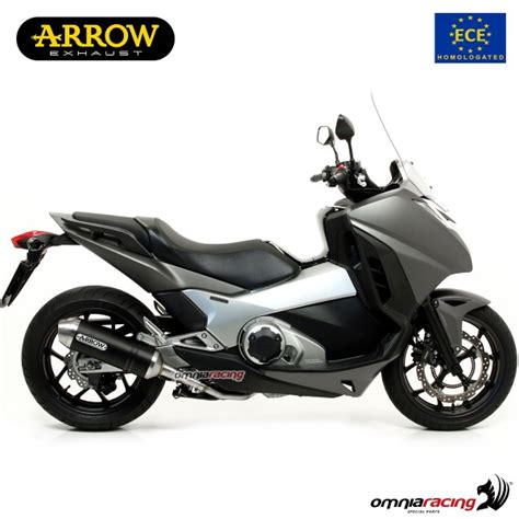 Arrow Exhaust Race Tech Slip On Dark Aluminum Approved For Honda