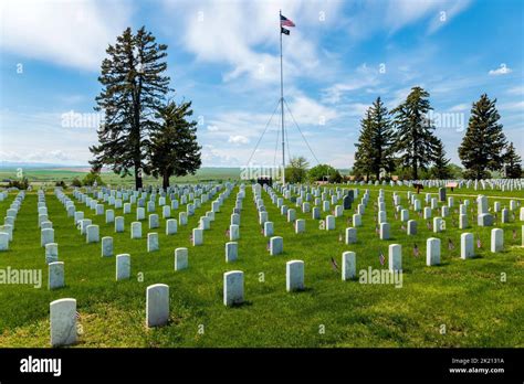 Custer National Cemetery; Little Bighorn Battlefield National Monument ...