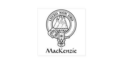 Clan MacKenzie Crest Self-inking Stamp | Zazzle