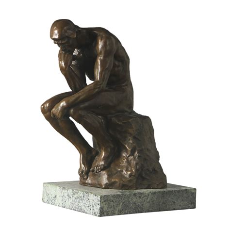 rodin the thinker statue - Art Figurine