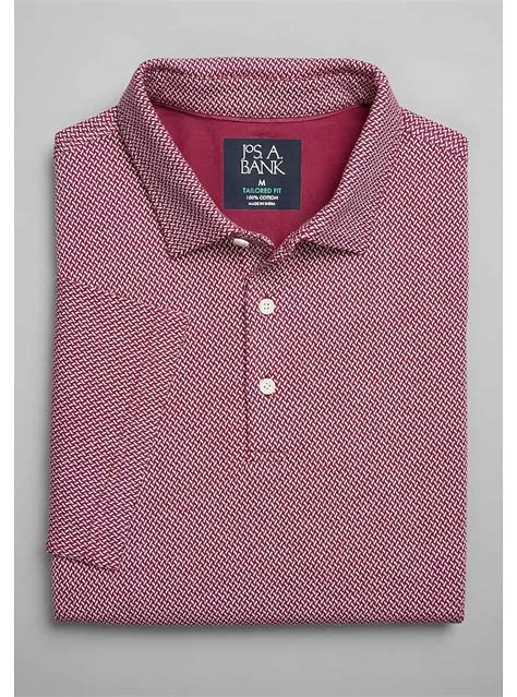 Jos. A. Bank Tailored Fit Textured Weave Polo CLEARANCE - All Clearance ...