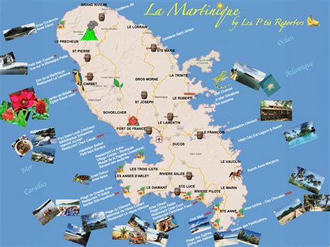 Carte De La Martinique Voyage Carte Plan