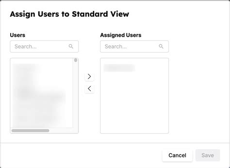create  manage user views view management  center