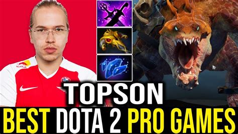 Topson Primal Beast Mid Dota Pro Gameplay Learn Top Dota Youtube