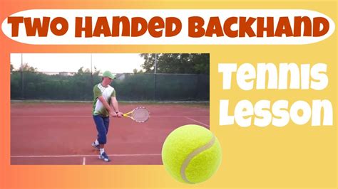 Two Handed Backhand Progression Drills Tennis YouTube