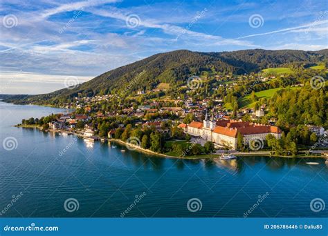 Tegernsee, Germany. Lake Tegernsee in Rottach-Egern (Bavaria), Germany ...