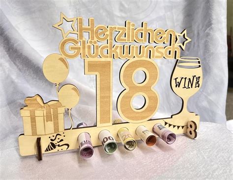 Amazon De Geburtstag Geldgeschenk Holz Geldgeschenke Geburtstag