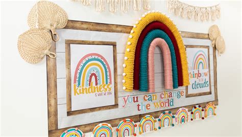 Rainbow Preschool Bulletin Boards