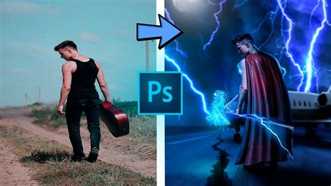 Turning Myself Into The Thor Photoshop Youtube