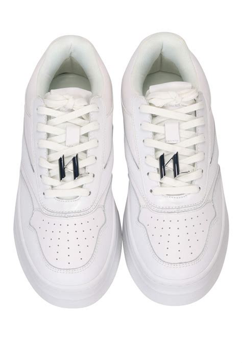 Karl Lagerfeld Zapatillas Blancas Con Logo Y Plataforma Bls Fashion