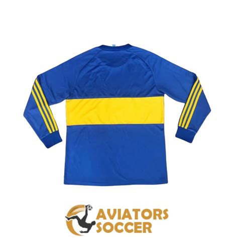 Retro Long Sleeve Boca Juniors Shirt Jersey Home Shop Now