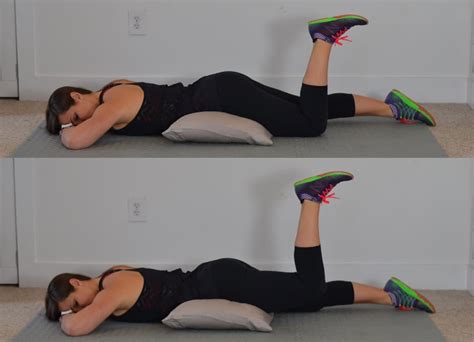 Prone Hip Extension With Knee Bent