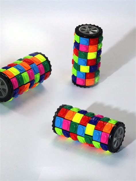 1pc 3D Rubik S Corn Cube Finger Cube Cylinder Cube Personality