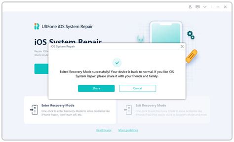 Gu A De Ultfone Ios System Repair C Mo Entrar Y Salir Del Modo De