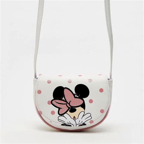 Sac Bandouli Re Minnie Mouse Blanc Disney