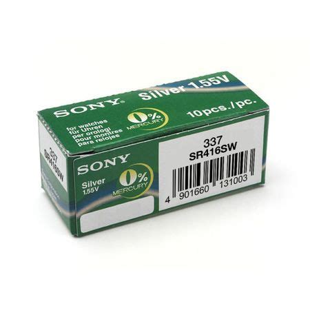 Baterie Ceas Sony Murata 337 SR416SW Cutie 10 Buc