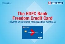 Freedom Credit Card HDFC Bank