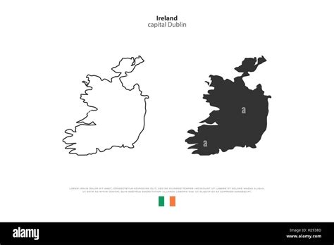 Irish border map High Resolution Stock Photography and Images - Alamy