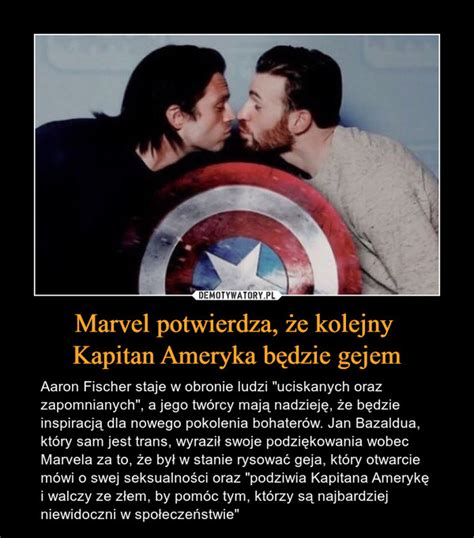 Marvel Potwierdza E Kolejny Kapitan Ameryka B Dzie Gejem