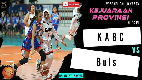 Basketball Kabc Vs Buls Ku Putri Youtube