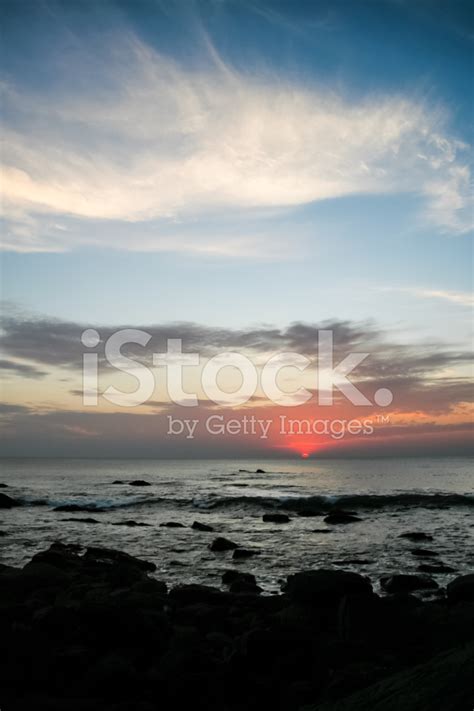 Calm Sunset Over Ocean Stock Photo | Royalty-Free | FreeImages