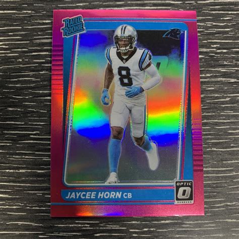 Panini Donruss Optic Rated Rookie Pink Prizm Jaycee Horn