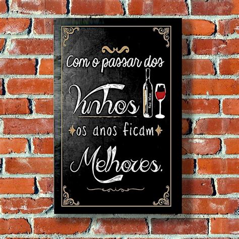 Placa Quadro Decorativo X Cm Mdf Mm Tema Frases Divertidas Vinho