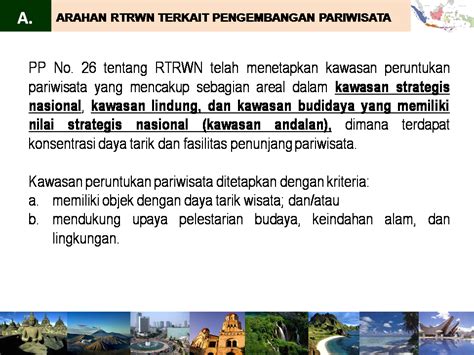 Catatan Perjalanan Panjang ARAHAN PENGEMBANGAN PARIWISATA